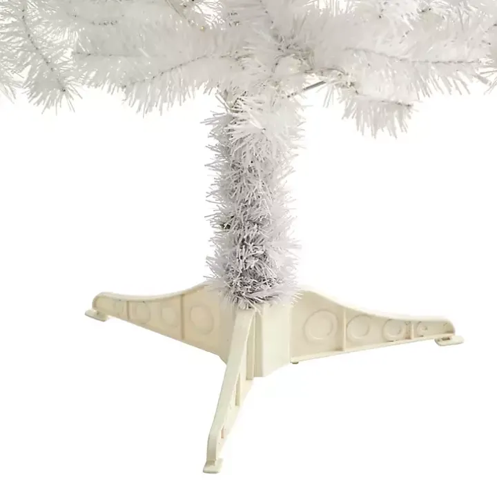 5 ft. Clear Pre-Lit White Christmas Tree