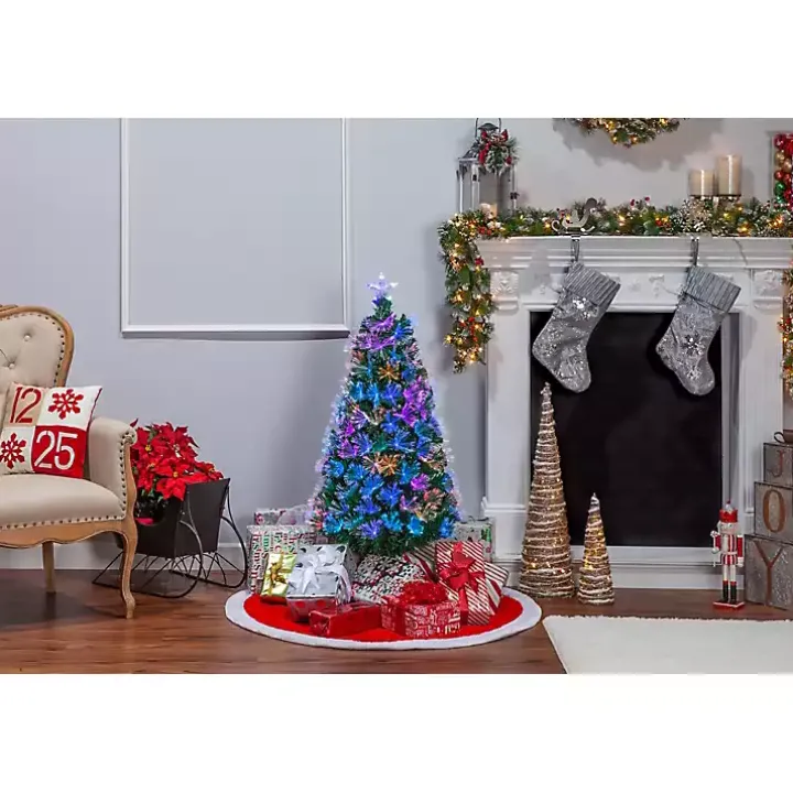 4 ft. Fiber Optic Color Changing Christmas Tree