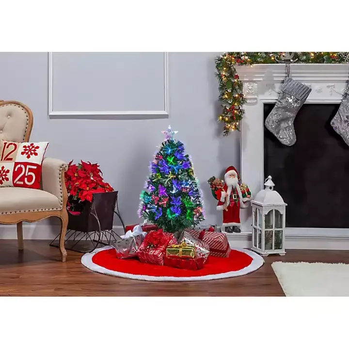 3 ft. Fiber Optic Color Changing Christmas Tree