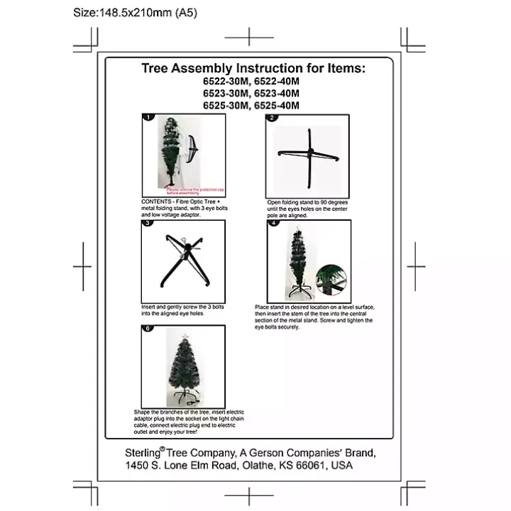 3 ft. Fiber Optic Color Changing Christmas Tree