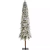 9 ft. Lit Flocked Grand Alpine Christmas Tree