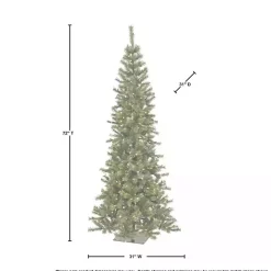 6 ft. Pre-Lit Asheville Alpine Christmas Tree