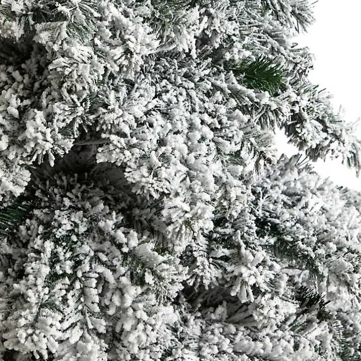 7 ft. Pre-lit Flocked Fir Christmas Tree