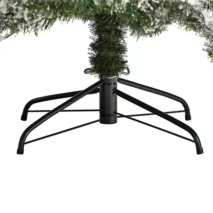 7 ft. Pre-lit Flocked Fir Christmas Tree