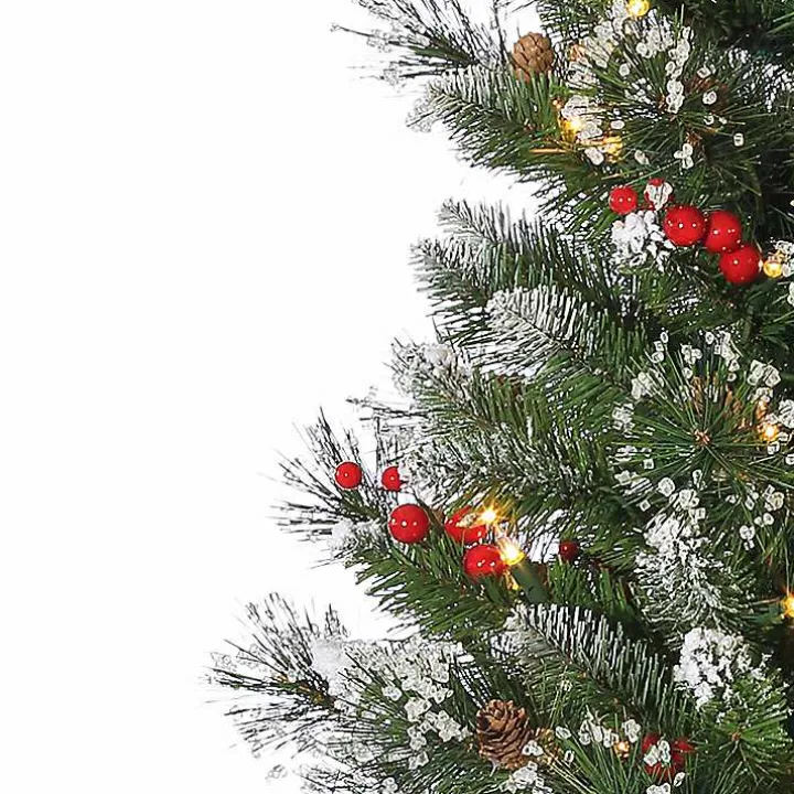 4 ft. Pre-Lit Glacier Pine Potted Christmas Tree
