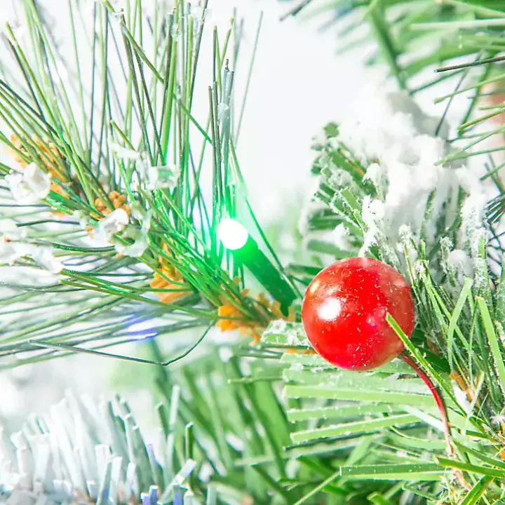 4 ft. Pre-Lit Glacier Pine Potted Christmas Tree