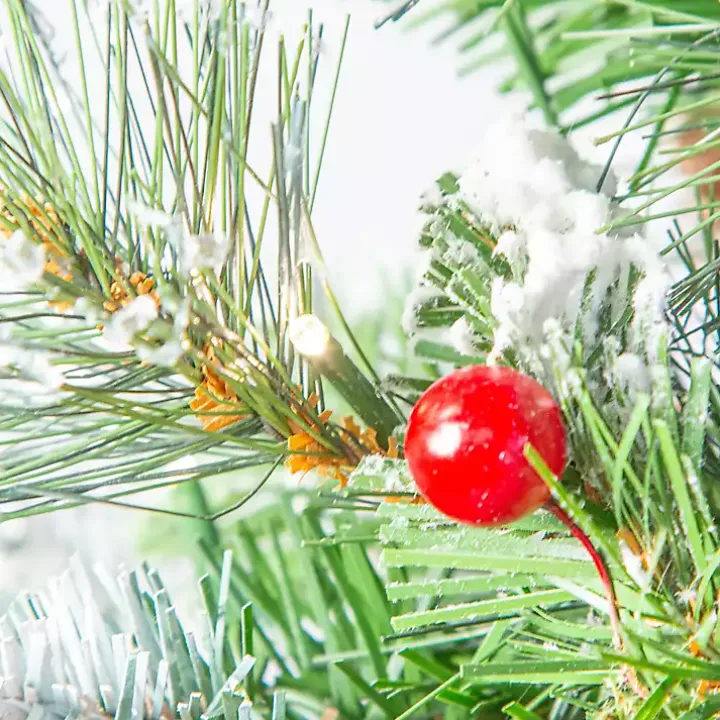 4 ft. Pre-Lit Glacier Pine Potted Christmas Tree