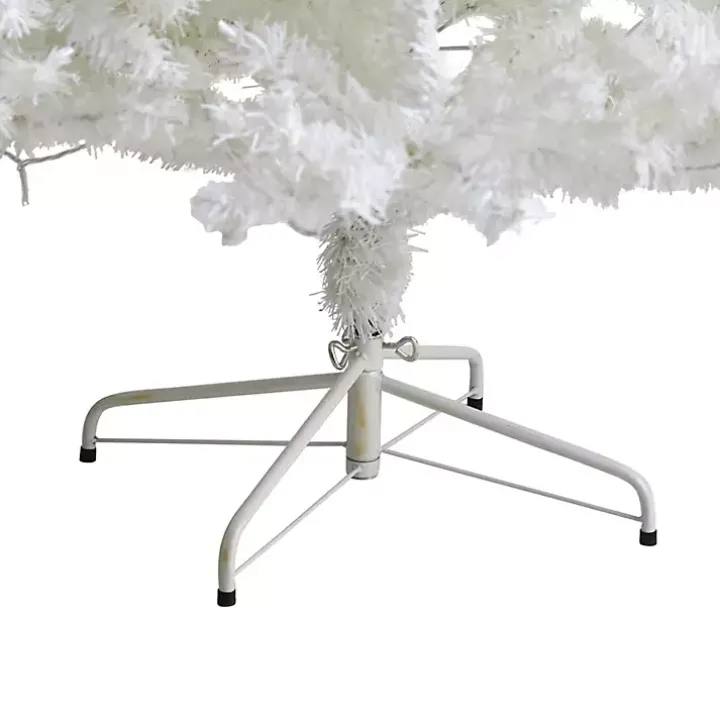 7.5 ft. Pre-Lit LED White Christmas Tree