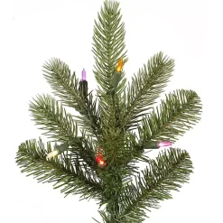 7.5 ft. Pre-Lit Multicolor Spruce Christmas Tree