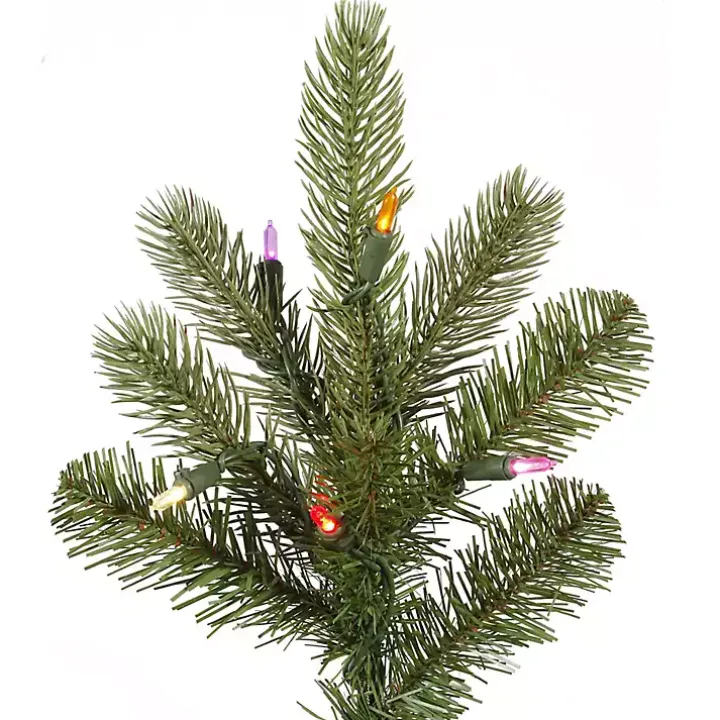 7.5 ft. Pre-Lit Multicolor Spruce Christmas Tree
