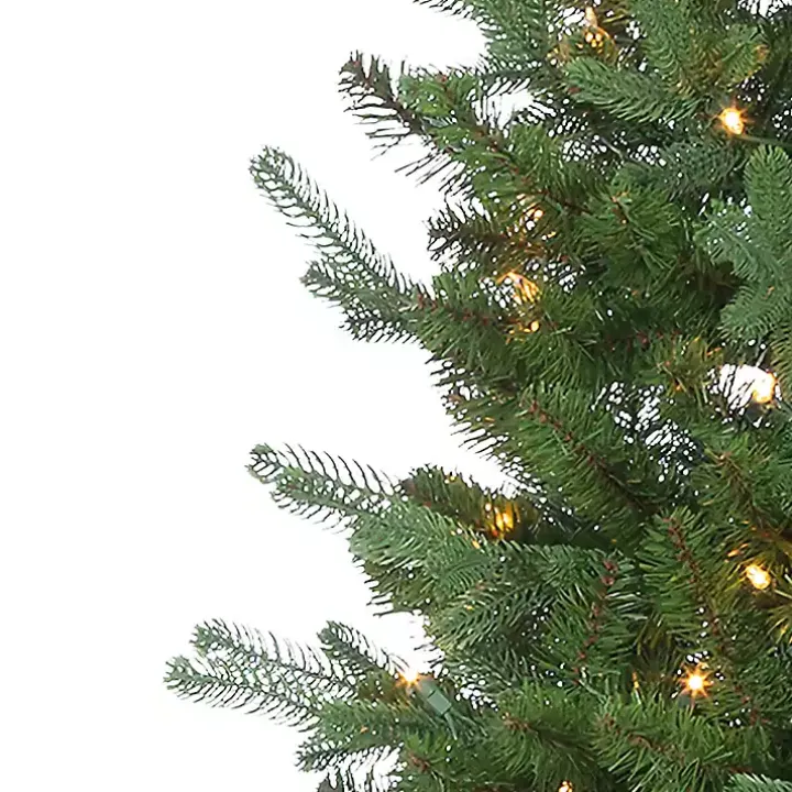 7.5 ft. Pre-Lit Narrow Dover Pine Christmas Tree