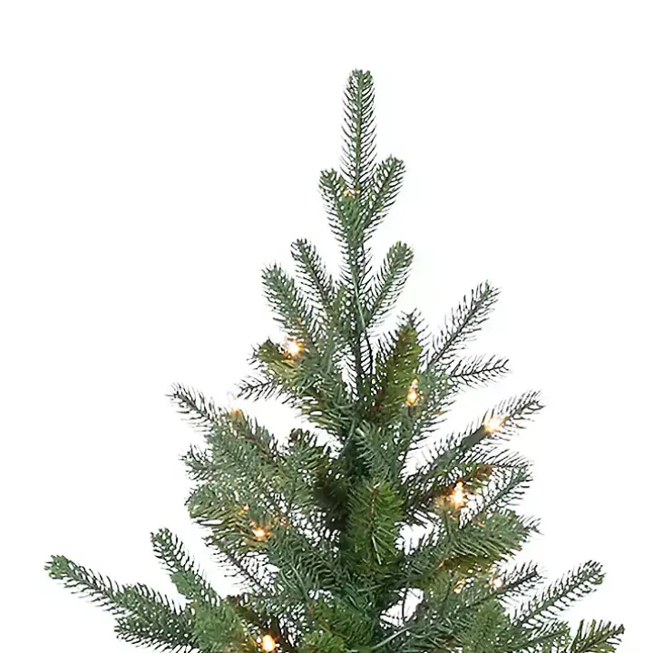 7.5 ft. Pre-Lit Narrow Dover Pine Christmas Tree