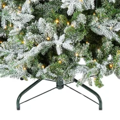 7.5 ft. Pre-Lit Natural Cut Spruce Christmas Tree
