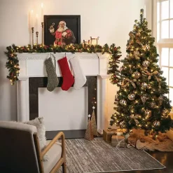 6.5 ft. Pre-Lit Pine Christmas Tree