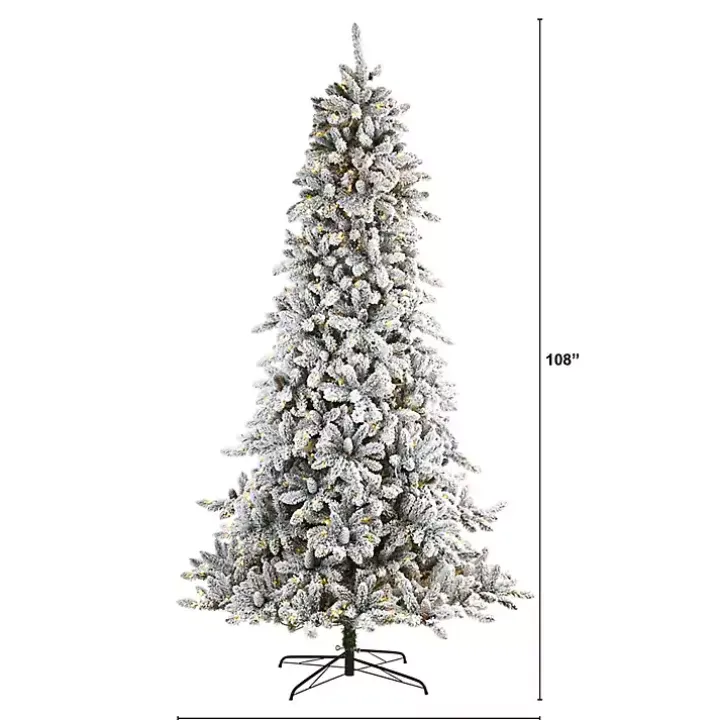 9 ft. Pre-Lit Pine Cone Covered Christmas Tree