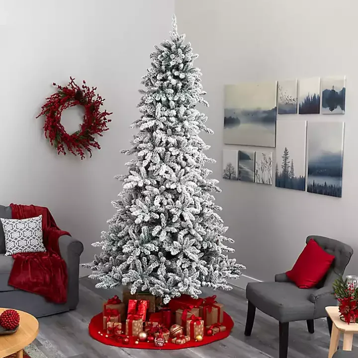 9 ft. Pre-Lit Pine Cone Covered Christmas Tree