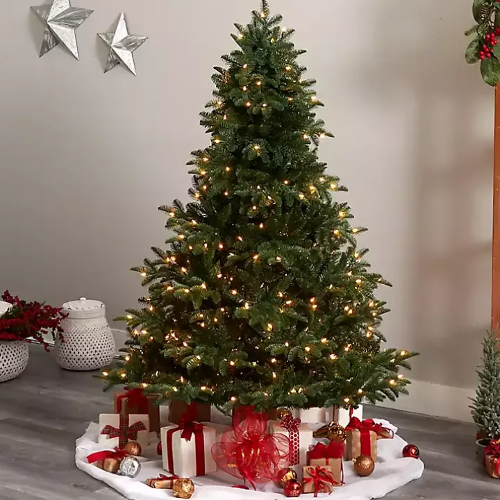 6 ft. Pre-Lit Spruce Christmas Tree