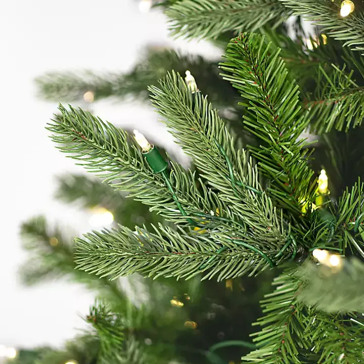 5.5 ft. Pre-Lit White Lights Spruce Christmas Tree