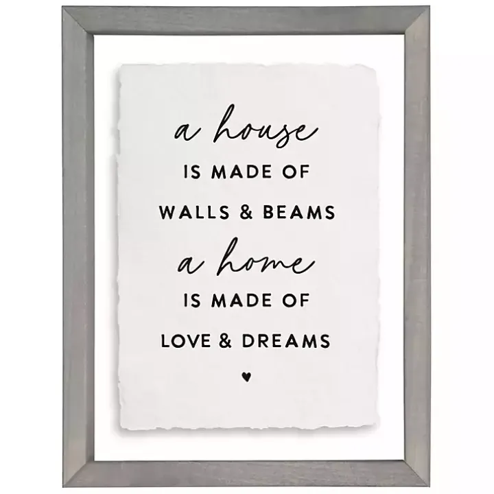 A House Made Wall Plaque