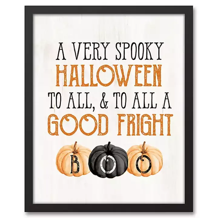 A Very Spooky Halloween Wall Plaque