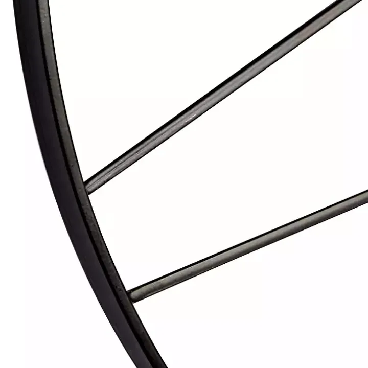 Abstract Open Frame Web Wall Clock, 24 in.