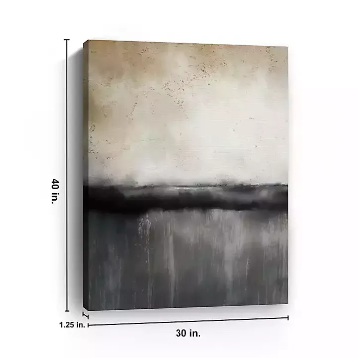 Abstract Sunset Canvas Art Print