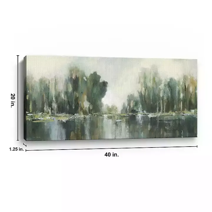 Abstract Treeline Canvas Art Print, 40x20 in.