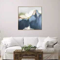 Abstract Vision Framed Canvas Art Print