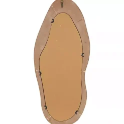 Abstract Wavy Wood Wall Mirror