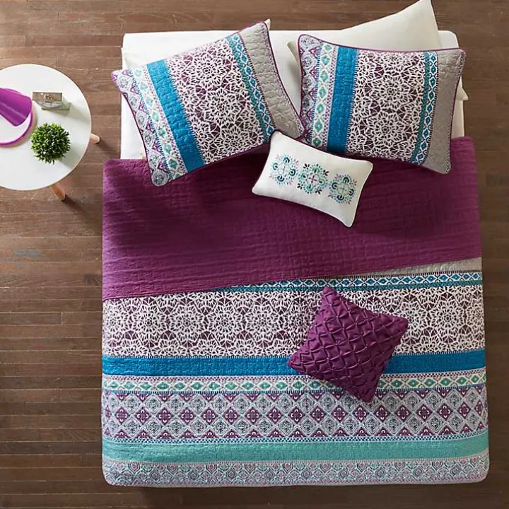 Adley Reversible Full/Queen 5-pc. Quilt Set