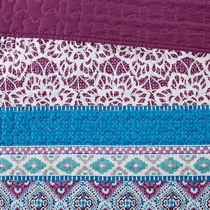Adley Reversible Twin XL 4-pc. Quilt Set