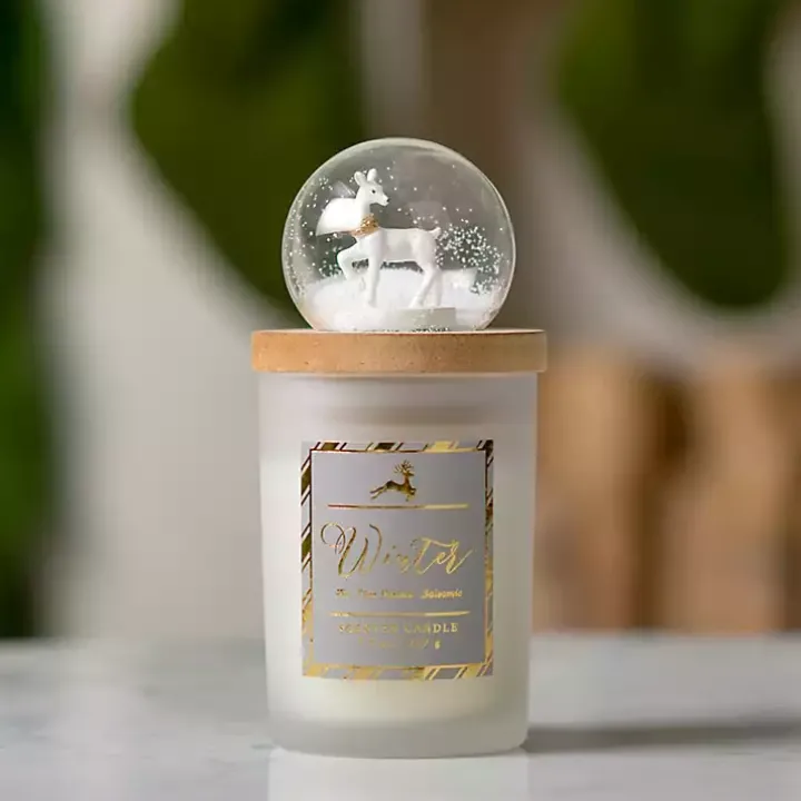 Alpine Escape Snow Globe Jar Candle