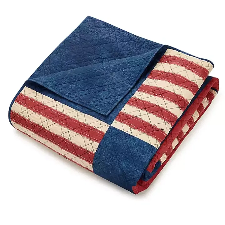 Americana Patch 3-pc. Full/Queen Quilt Set