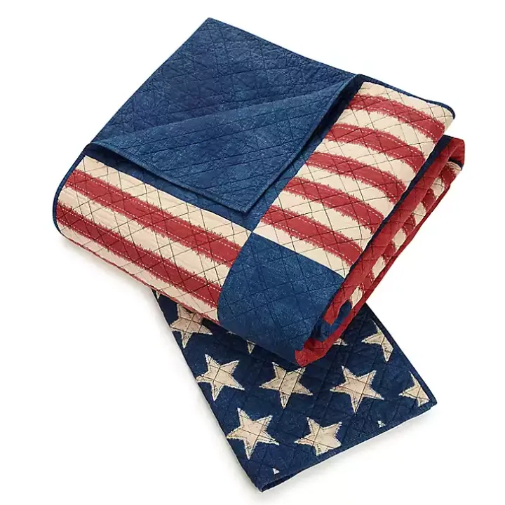 Americana Patch 3-pc. King Quilt Set
