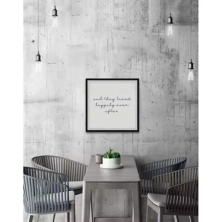 And They Lived Happily Framed Art Print