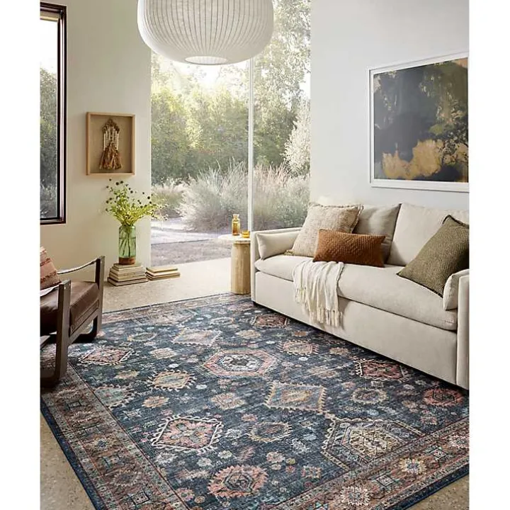 Anniston Denim Sunset Accent Rug, 2x4
