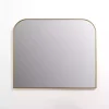 Antique Brass Nouveau Wide Arch Wall Mirror