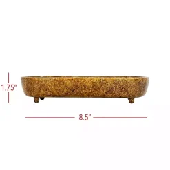 Antique Brass Vanity Dough Bowl