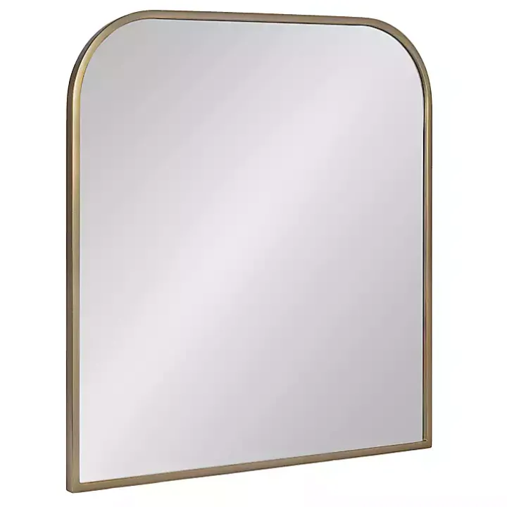 Antique Brass Wide Arch Wall Mirror