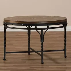 Antique Bronze Round Coffee Table