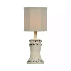 Antique Cream Bella Mini Lamps, Set of 2