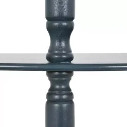 Antique Navy Half Round Console Table