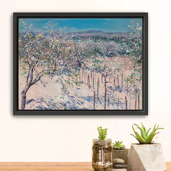 Apple Orchard in Bloom Canvas Art Print, 26x20 in.