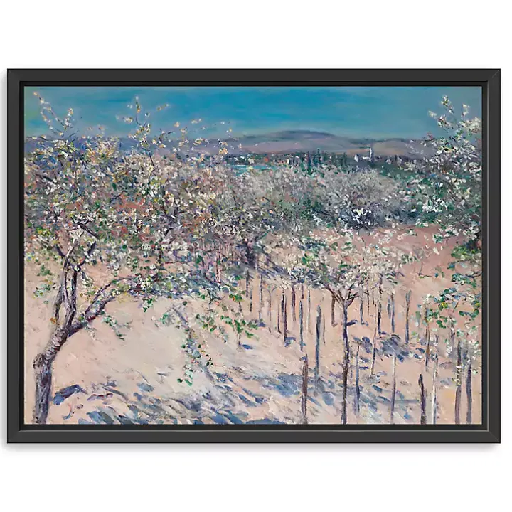 Apple Orchard in Bloom Canvas Art Print, 42x32 in.
