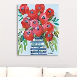 April Shower Give Me Flowers Canvas Art Print