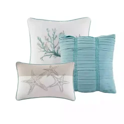 Aqua Coastal 7-pc. King Comforter Set
