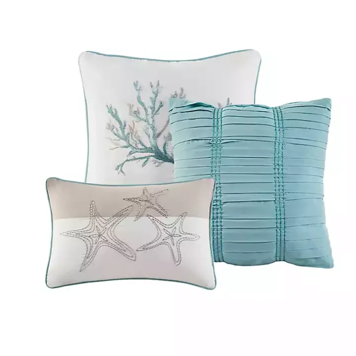 Aqua Coastal 7-pc. King Comforter Set