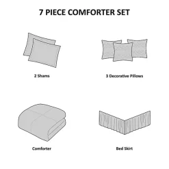 Aqua Coastal 7-pc. King Comforter Set