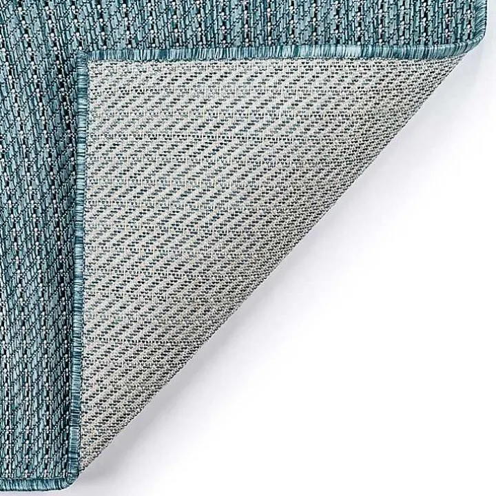 Aqua Intertwine Indoor/Outdoor Runner