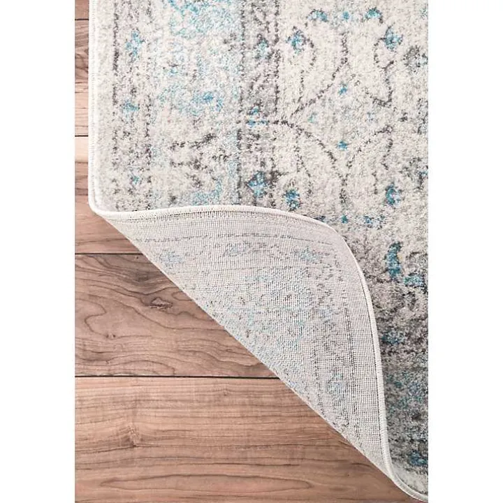 Aqua Rio Round Area Rug, 5 ft.